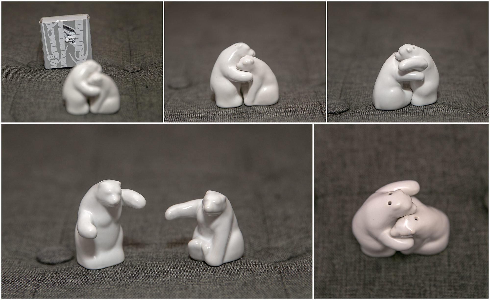 table gifts salt pepper bear