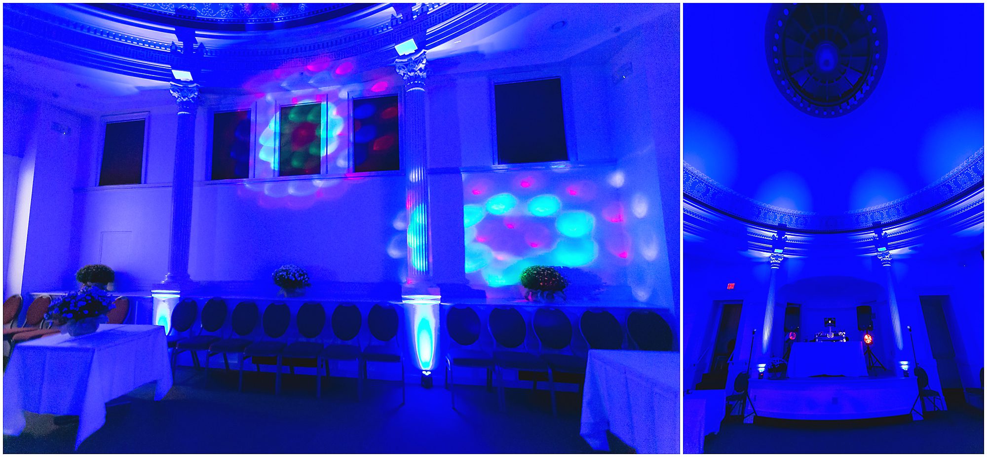 reception lights