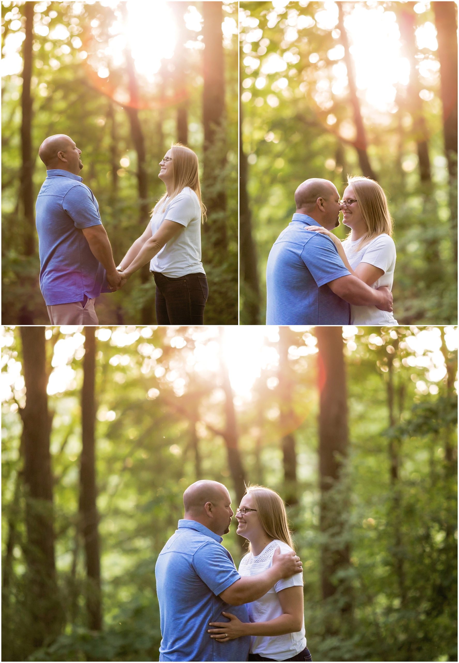 couple in front of sunset