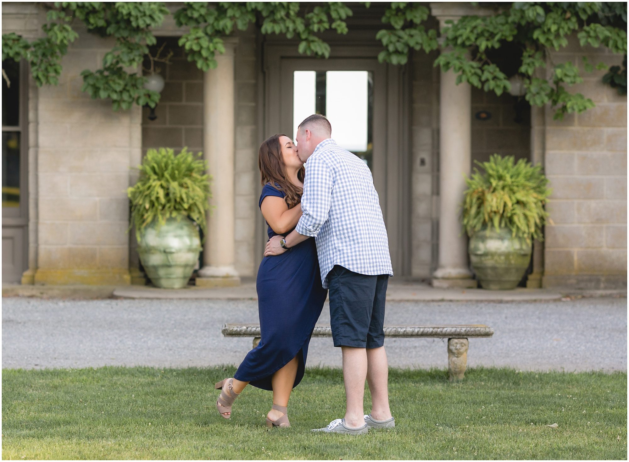 dancing by the mansion