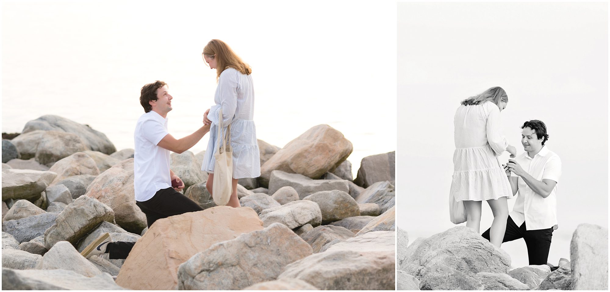 proposal on the rocks