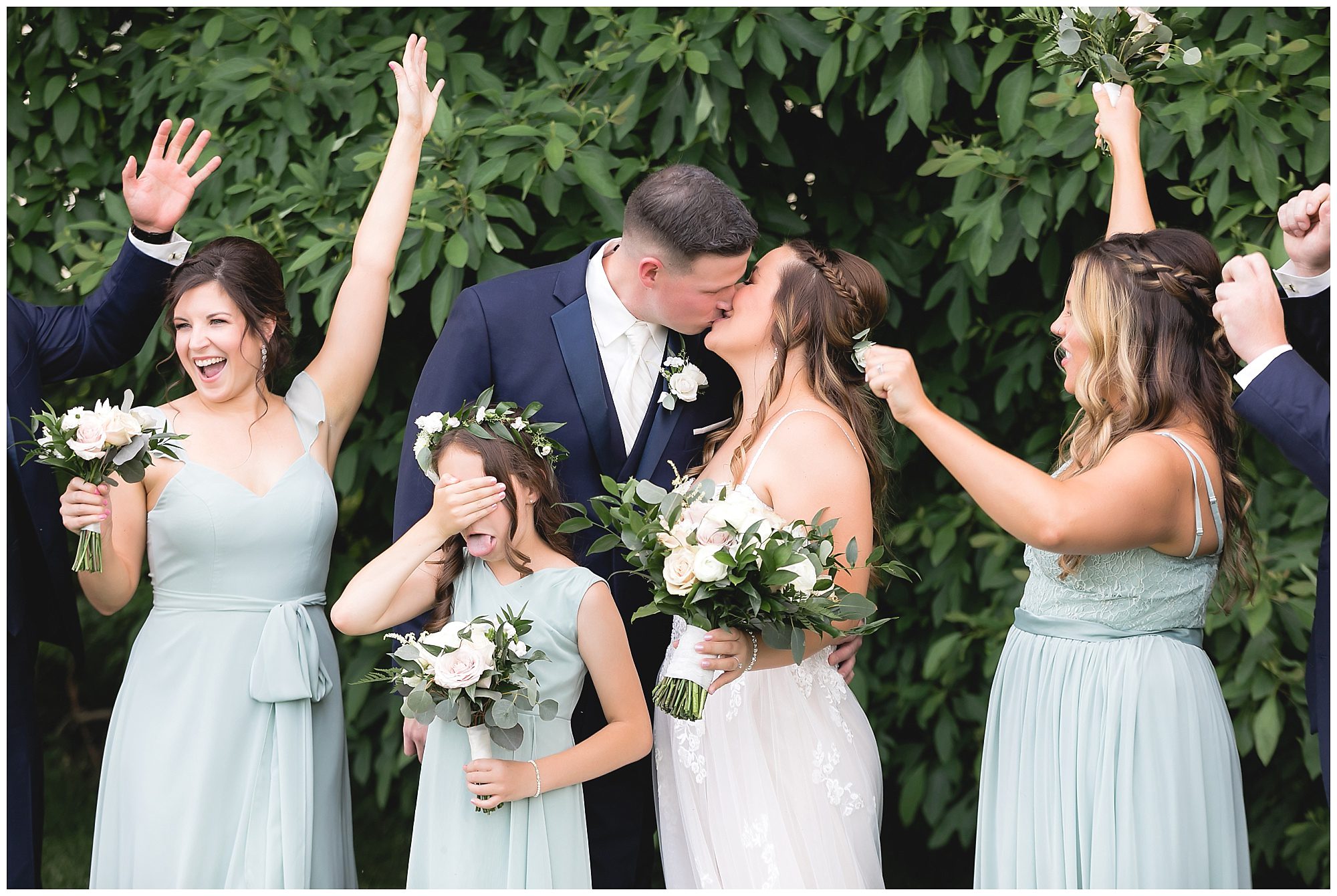 maneeley's wedding kiss