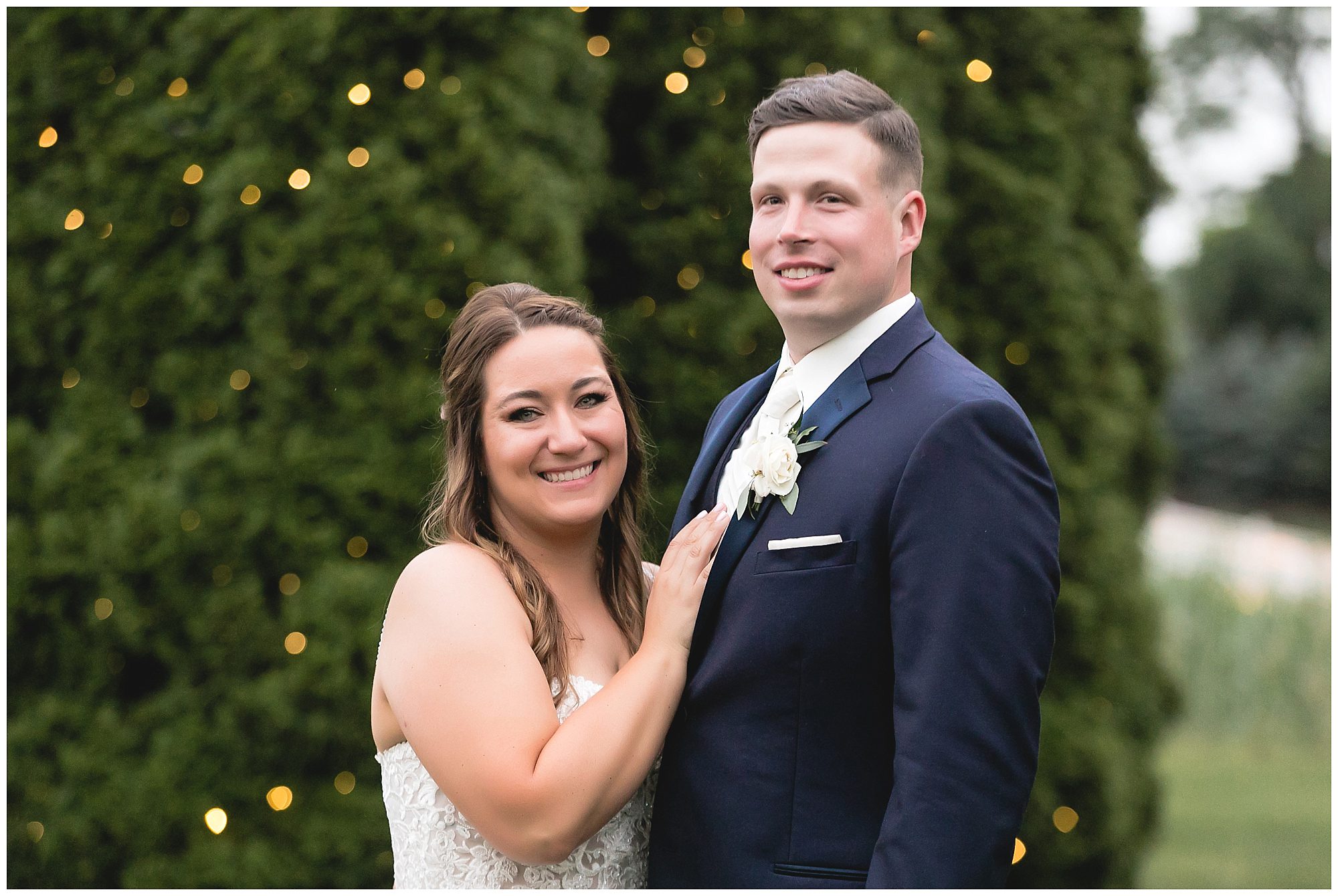 maneeley's wedding bride and groom lights