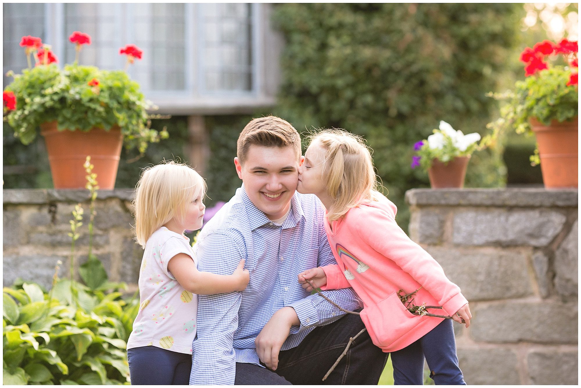 Senior portrait session sisters