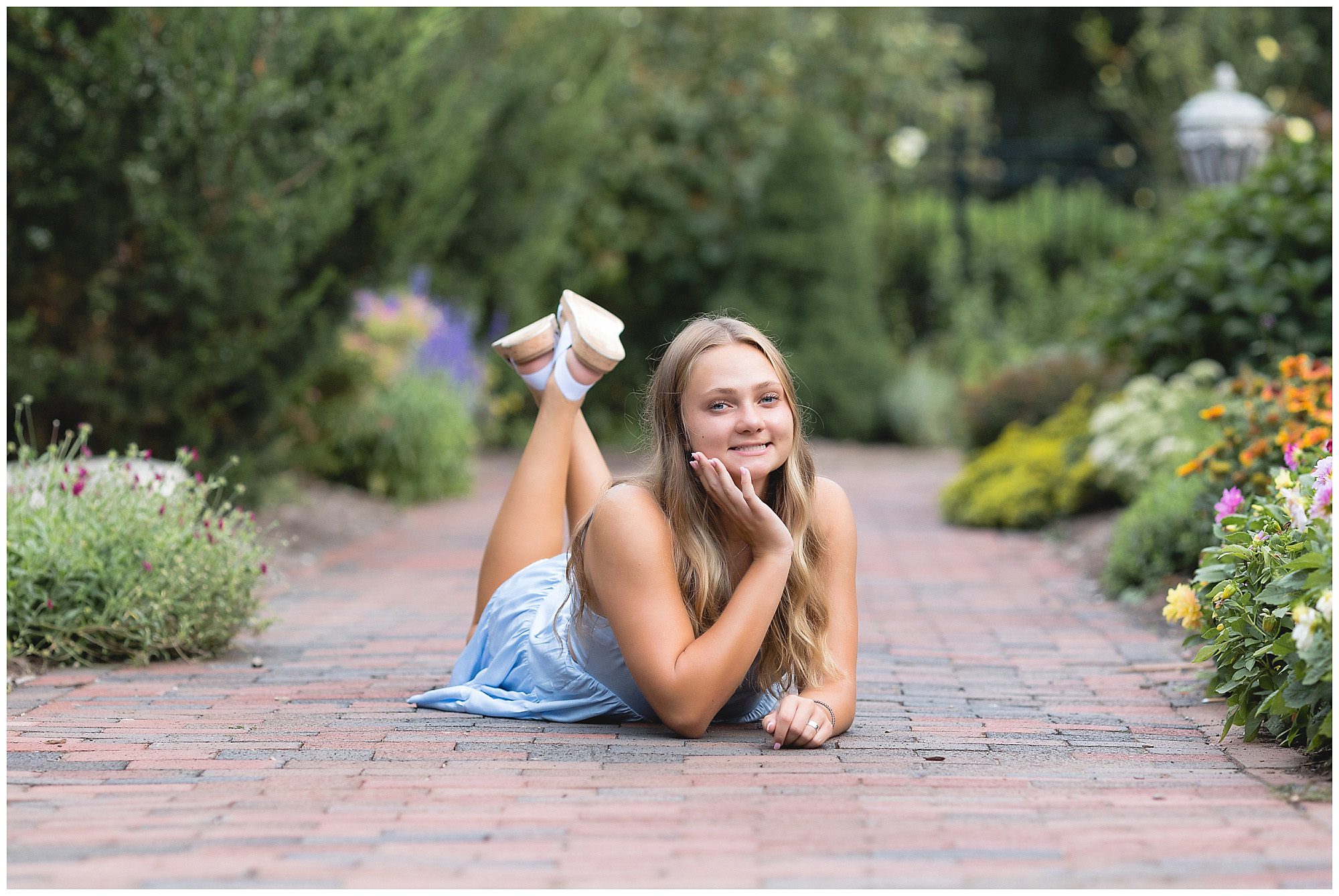Senior Portraits brick path