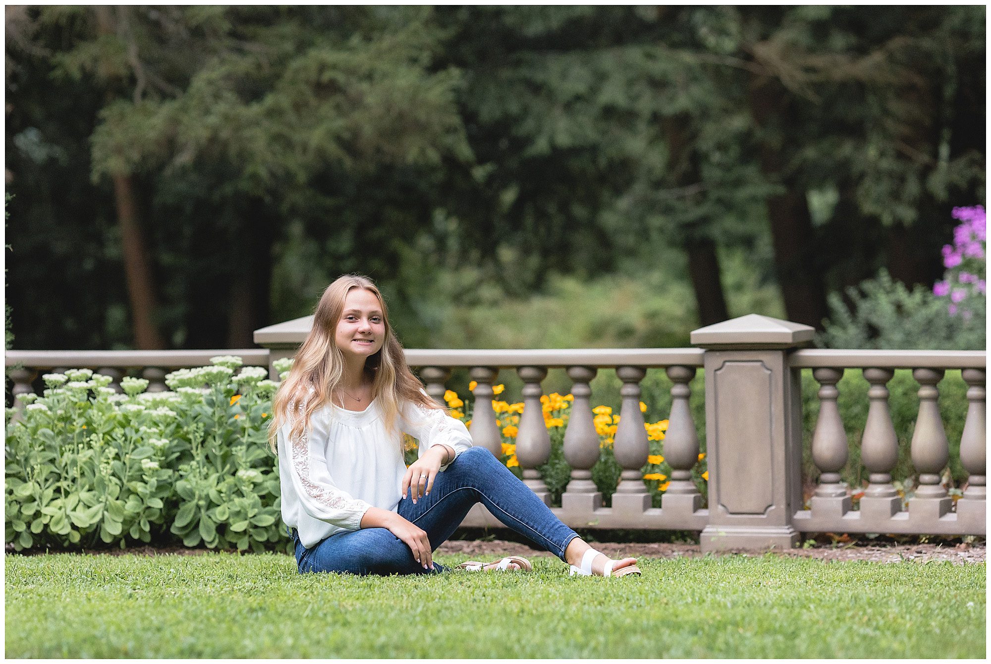 Senior Portraits garden