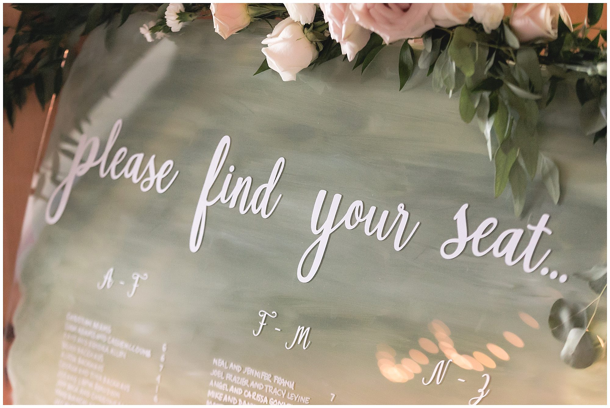 Maneeley's wedding signs