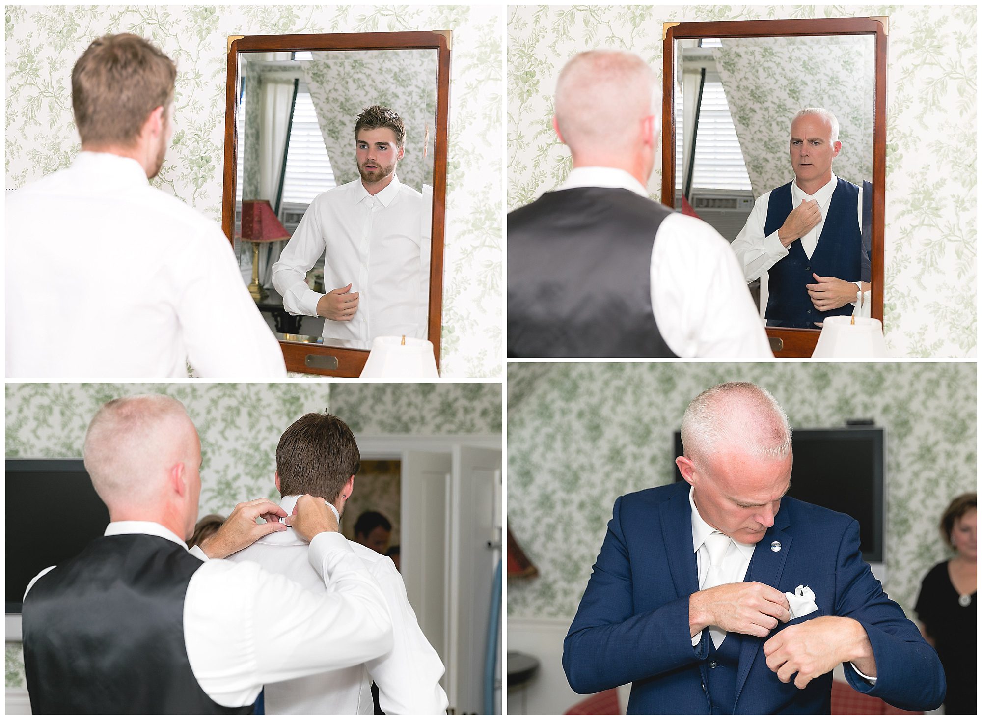 groom getting ready
