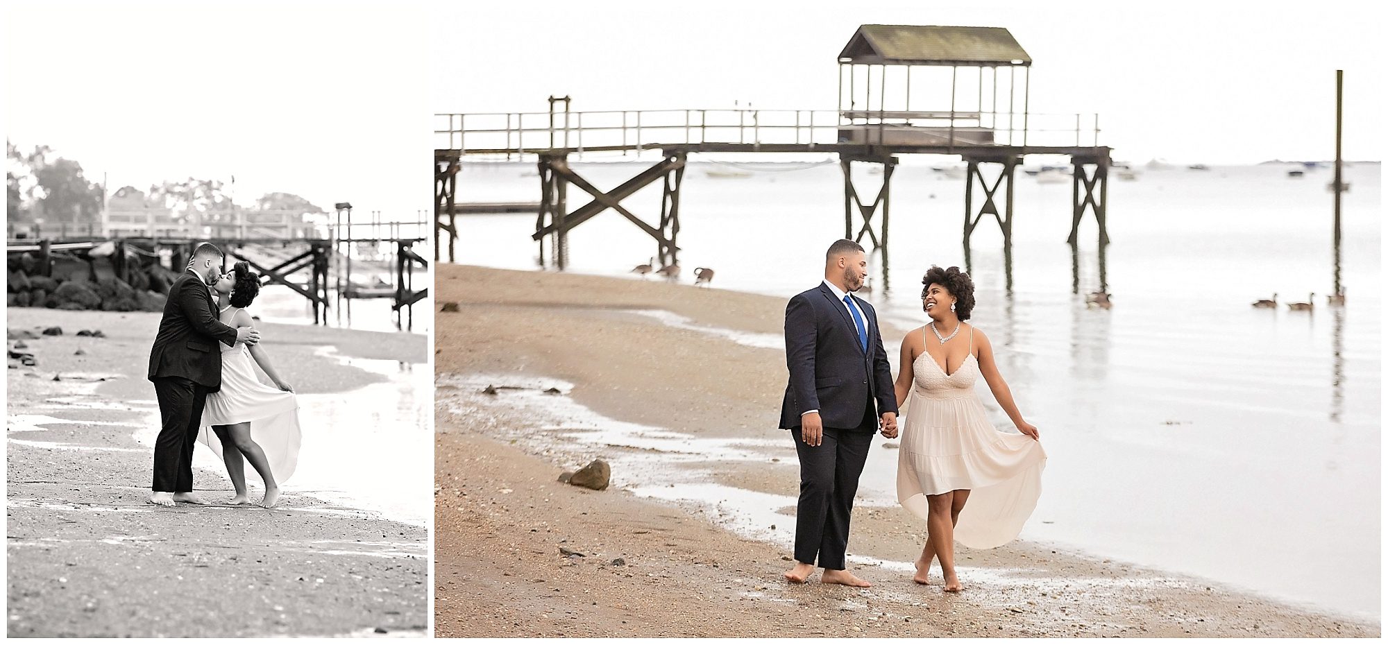 beach engagement session