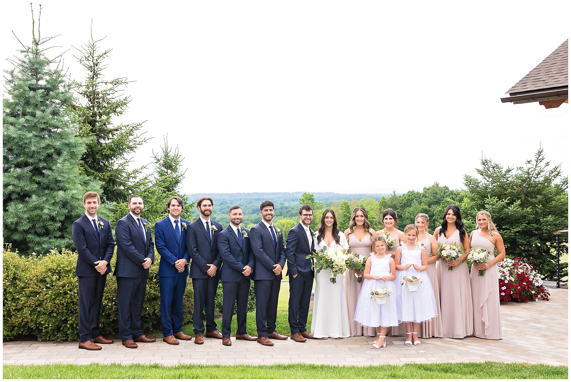 wedding party portraits