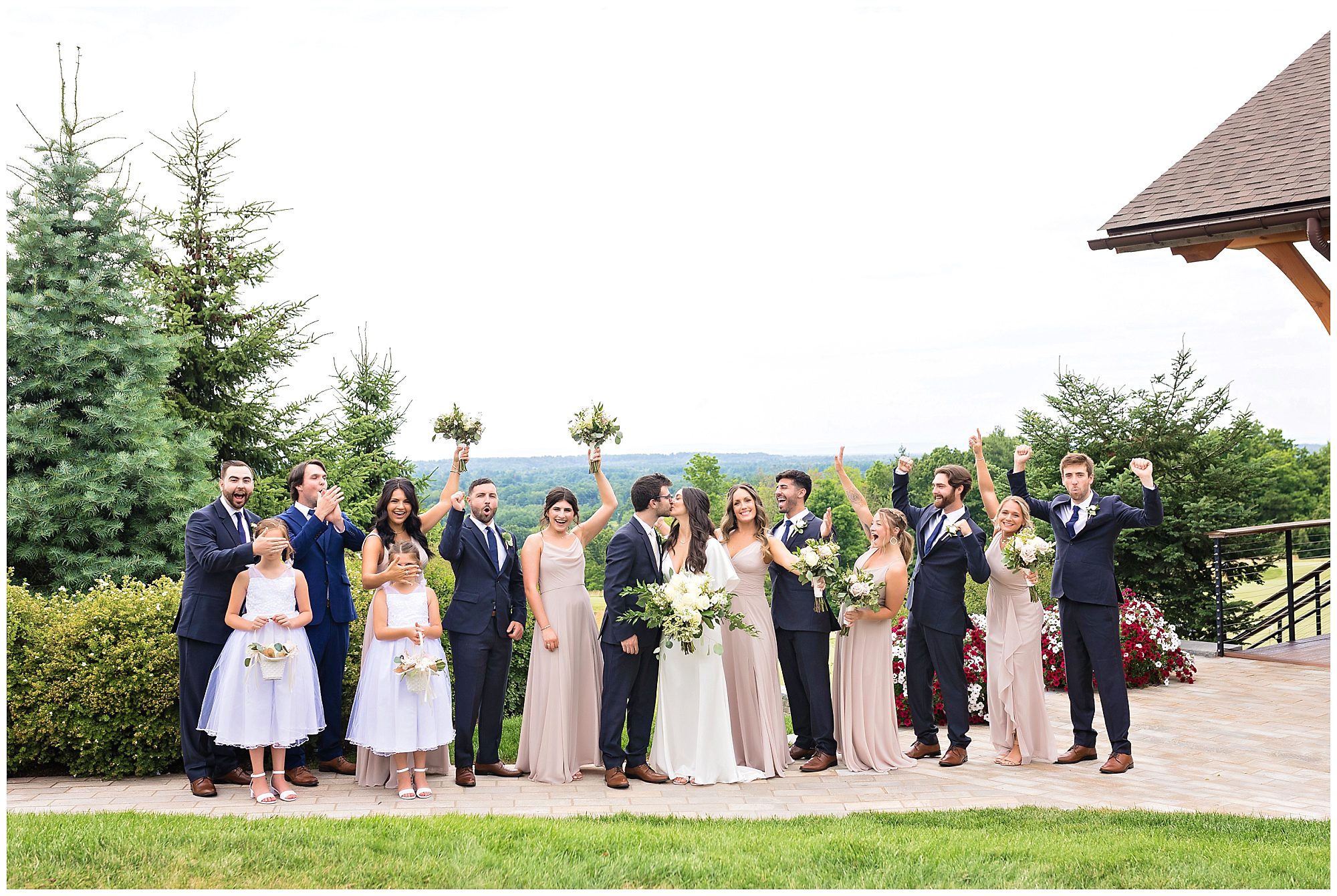 wedding party portraits