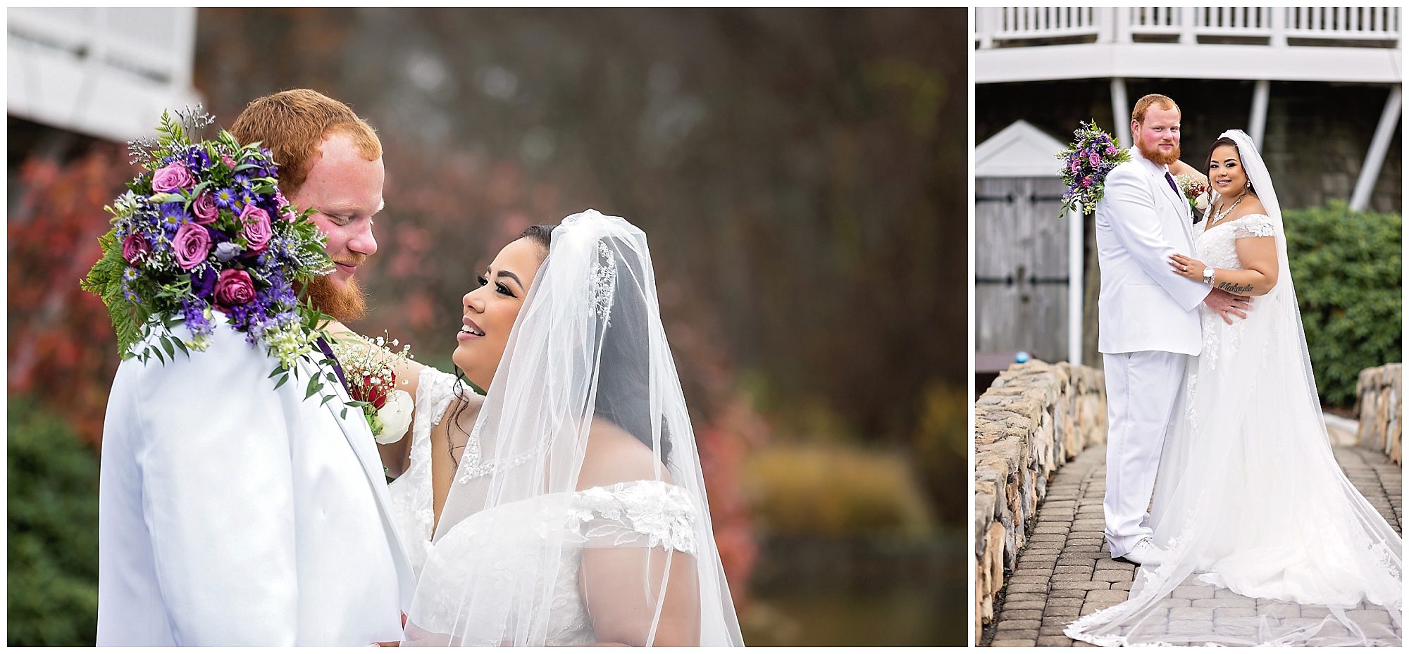 bride and groom portrait