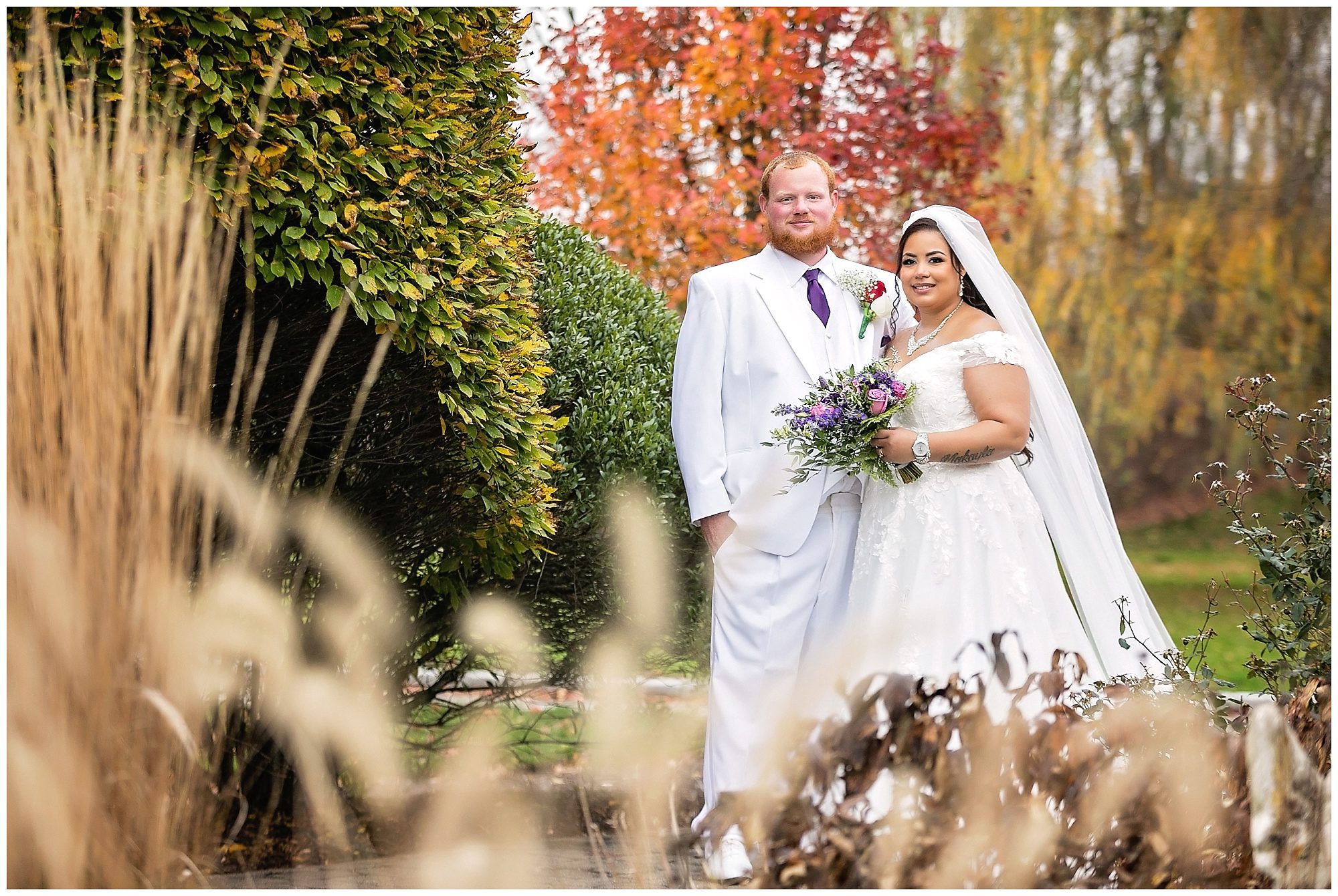 bride and groom portrait