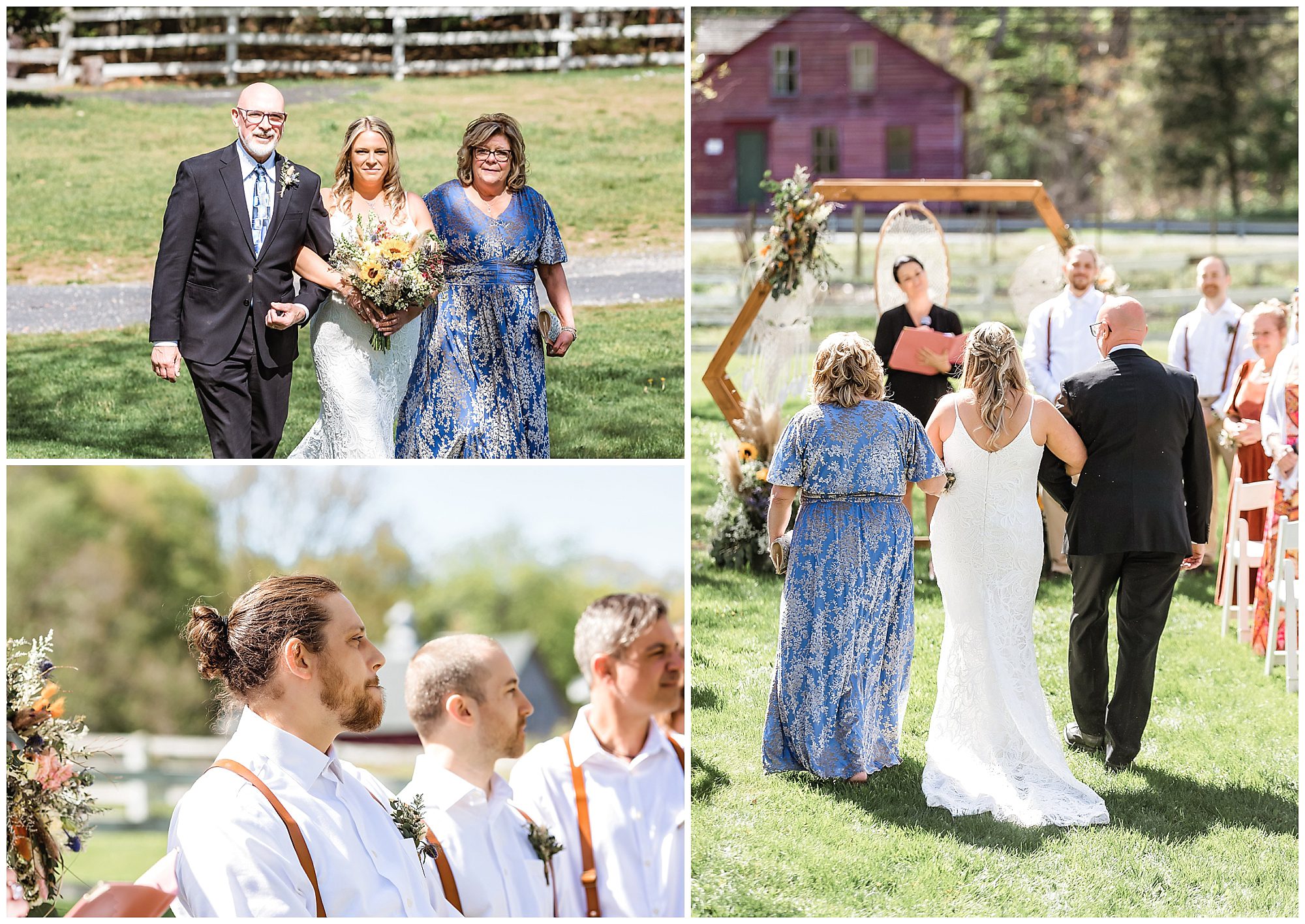 bride walking down the aisle