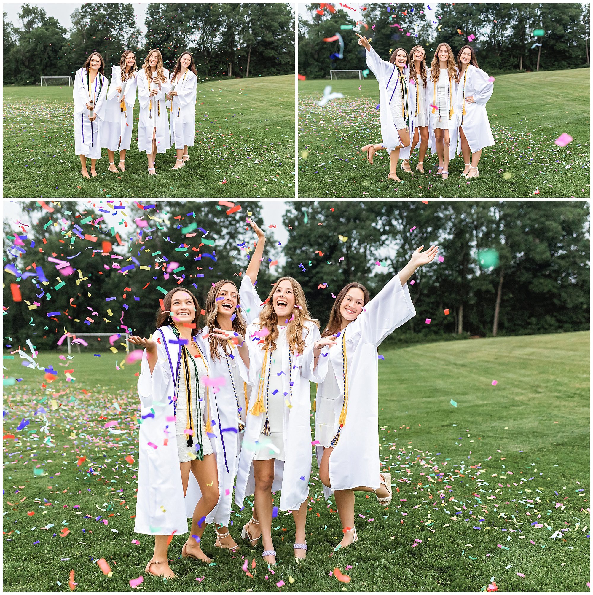 seniors in confetti