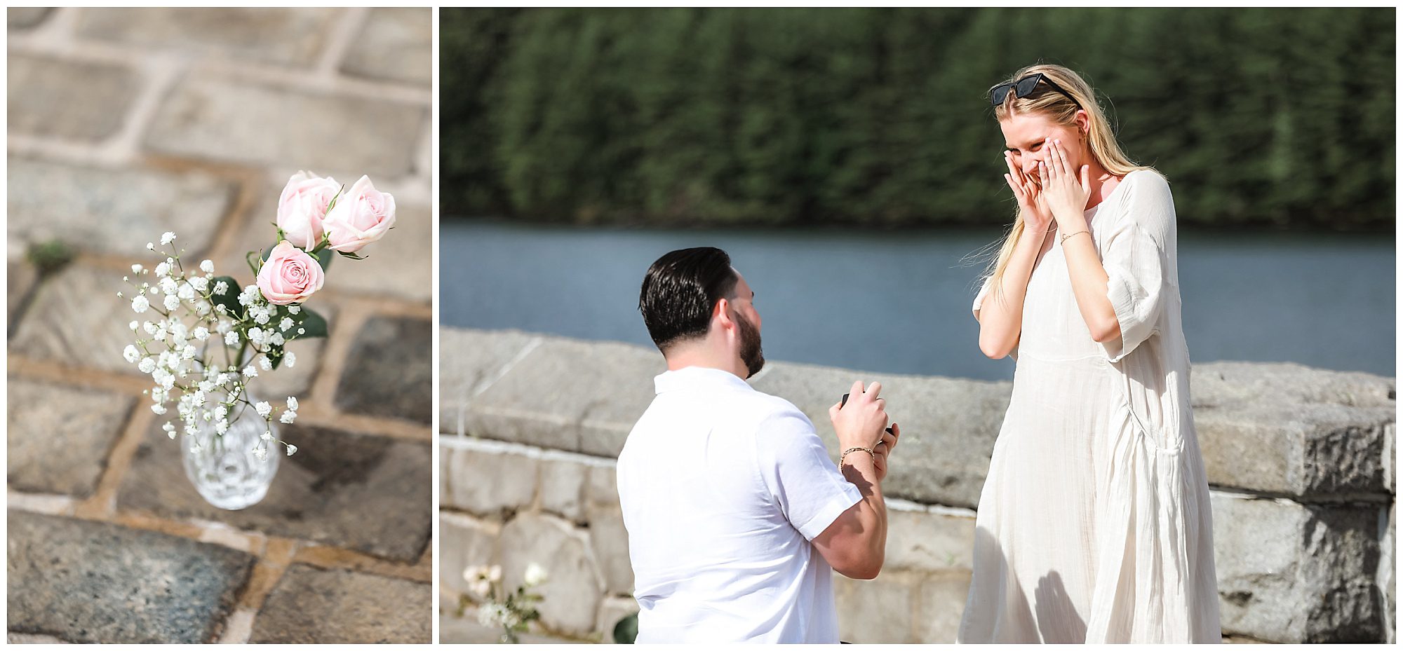 man proposing to woman
