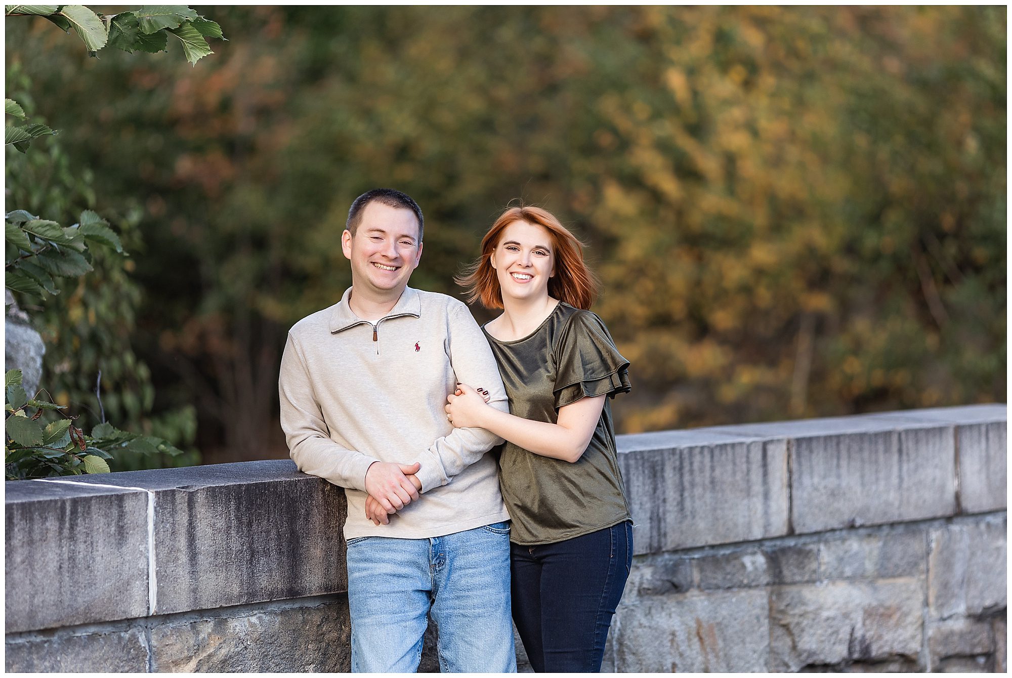engagement session at quabbin reservoir