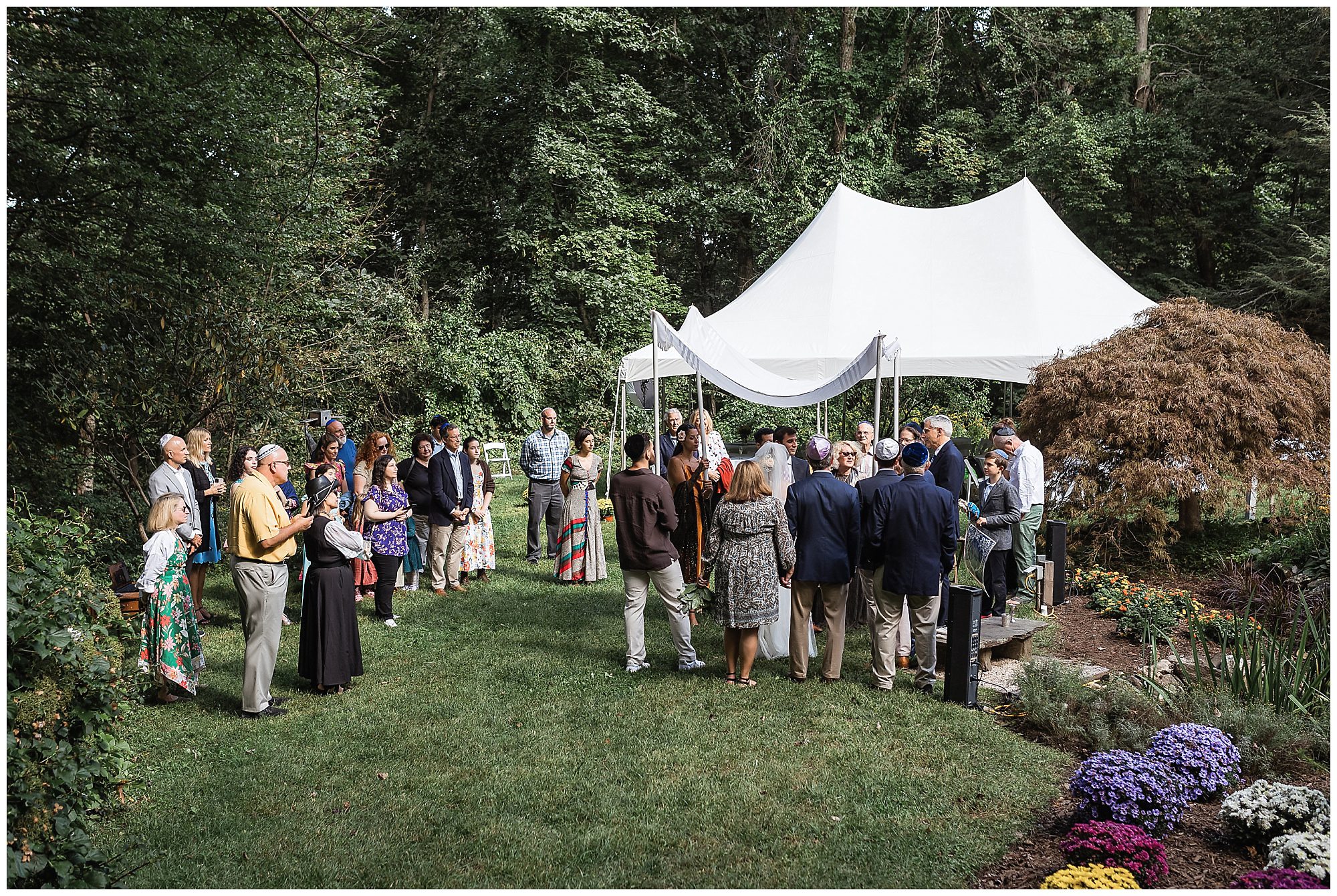 tented wedding ceremony