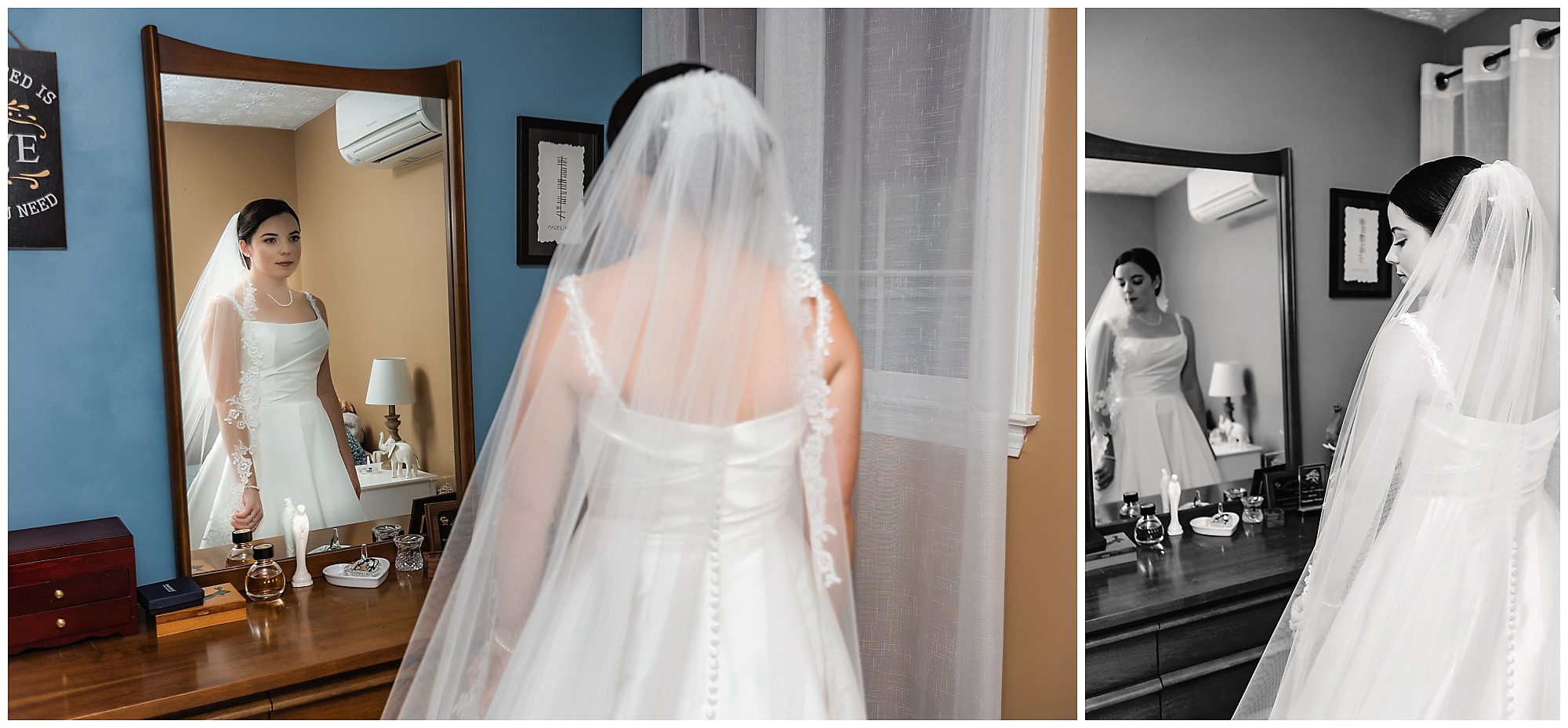 madeline posed in front of a special dresser