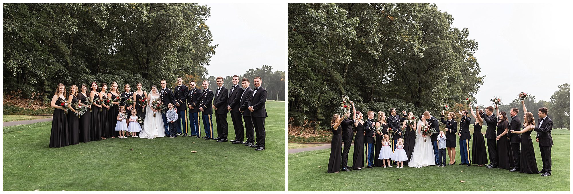 wedding party portrait