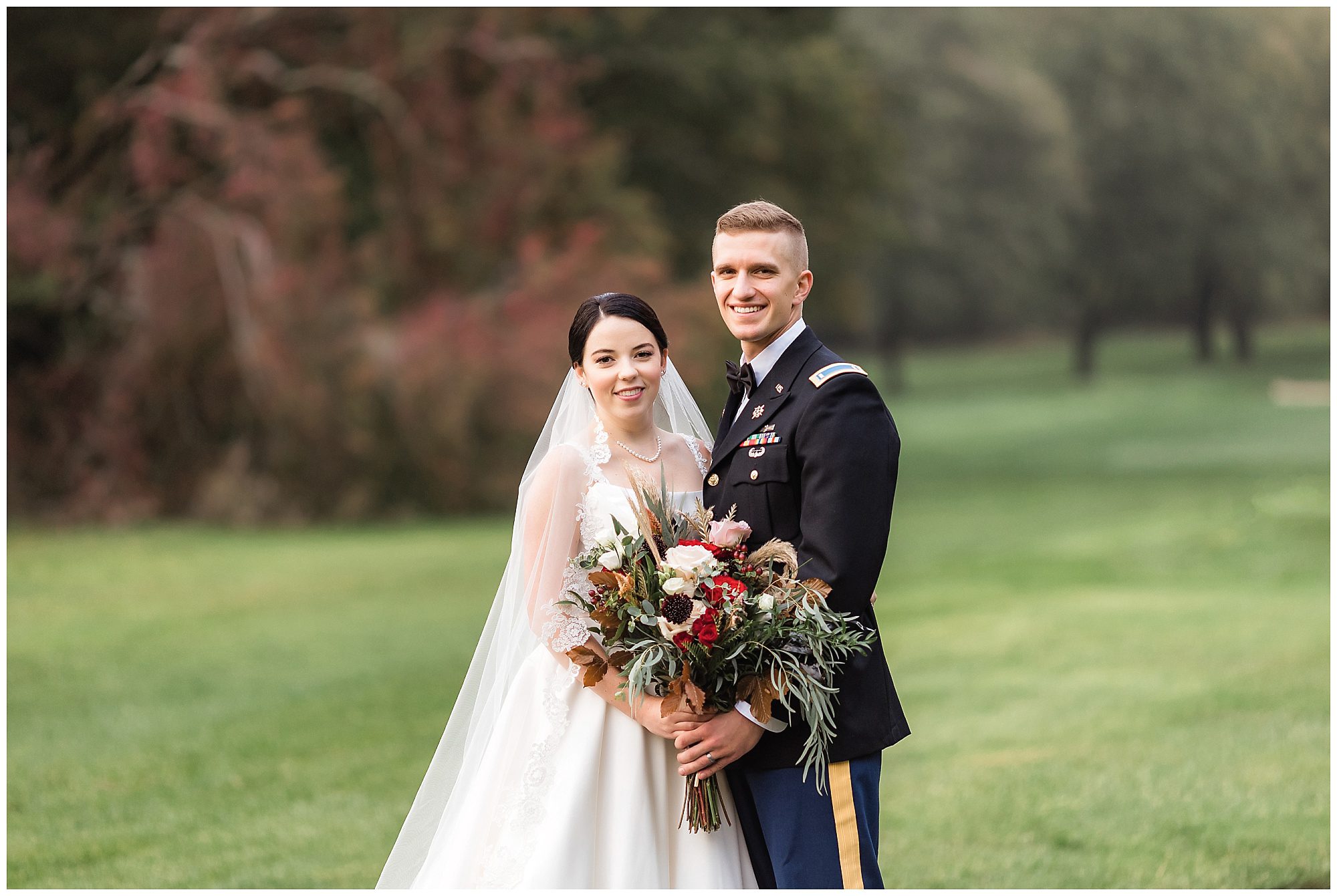 bride and groom portrait