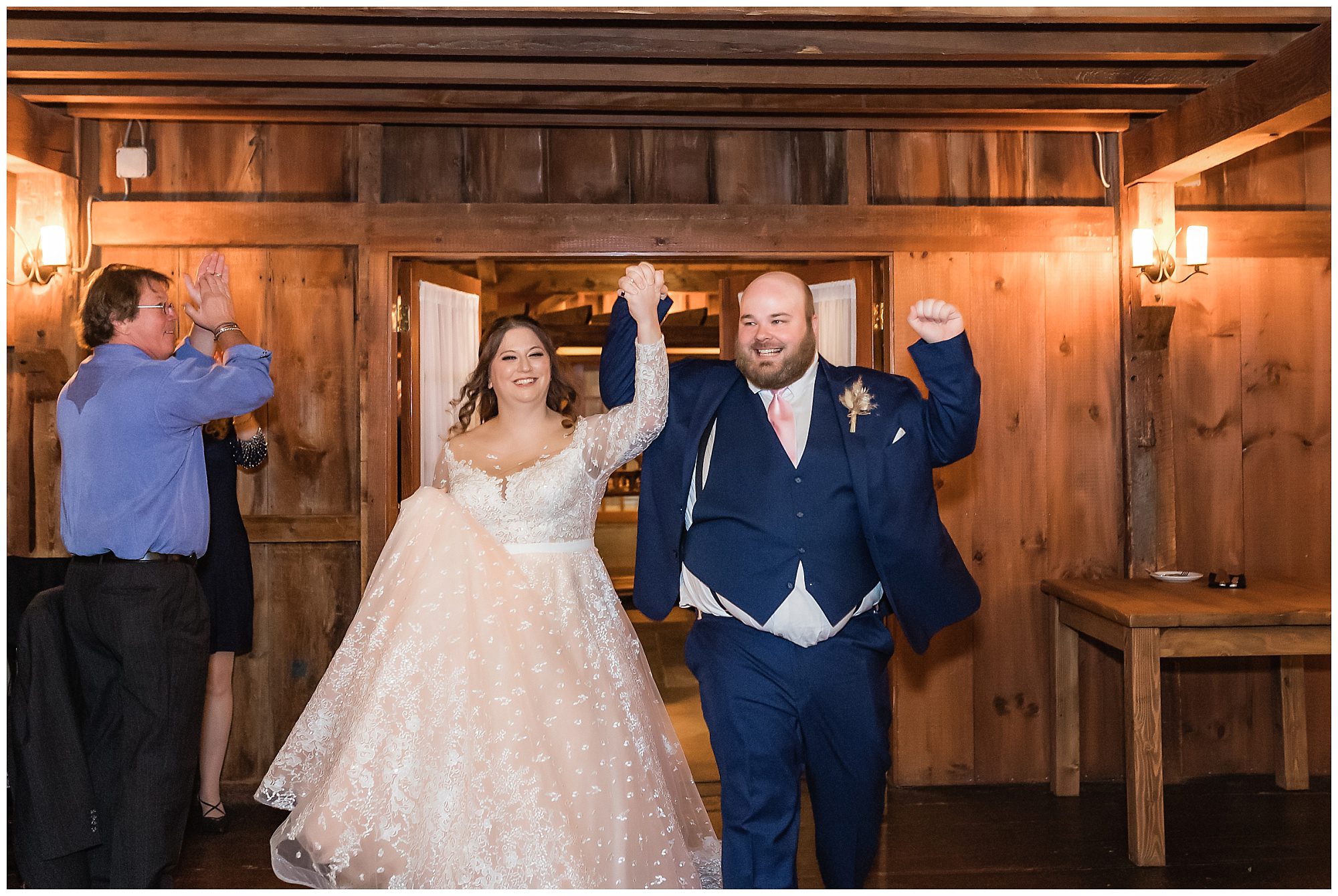 bride and groom introduction