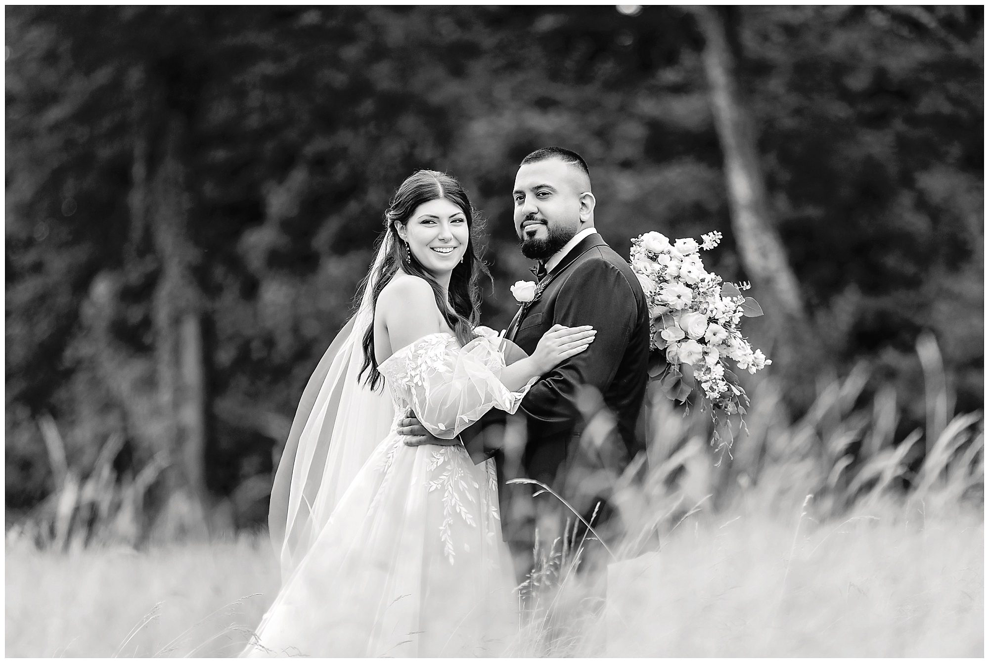 bride and groom portraits at The Starting Gate