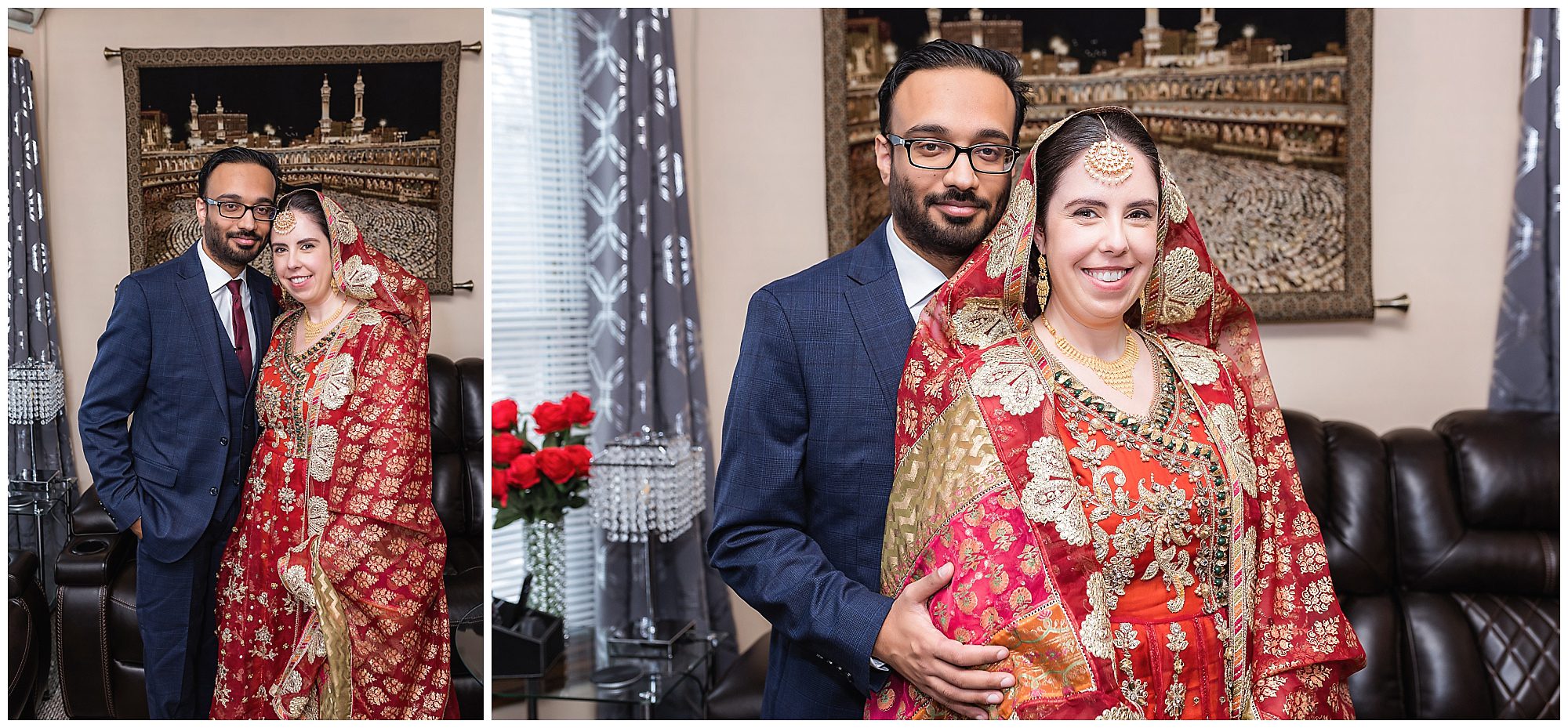 bride and groom wedding portraits