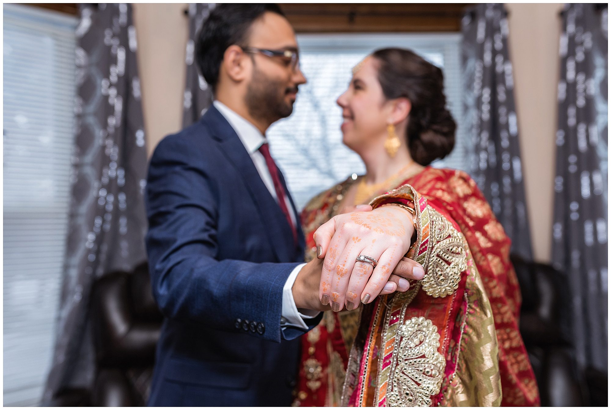 bride and groom wedding portraits