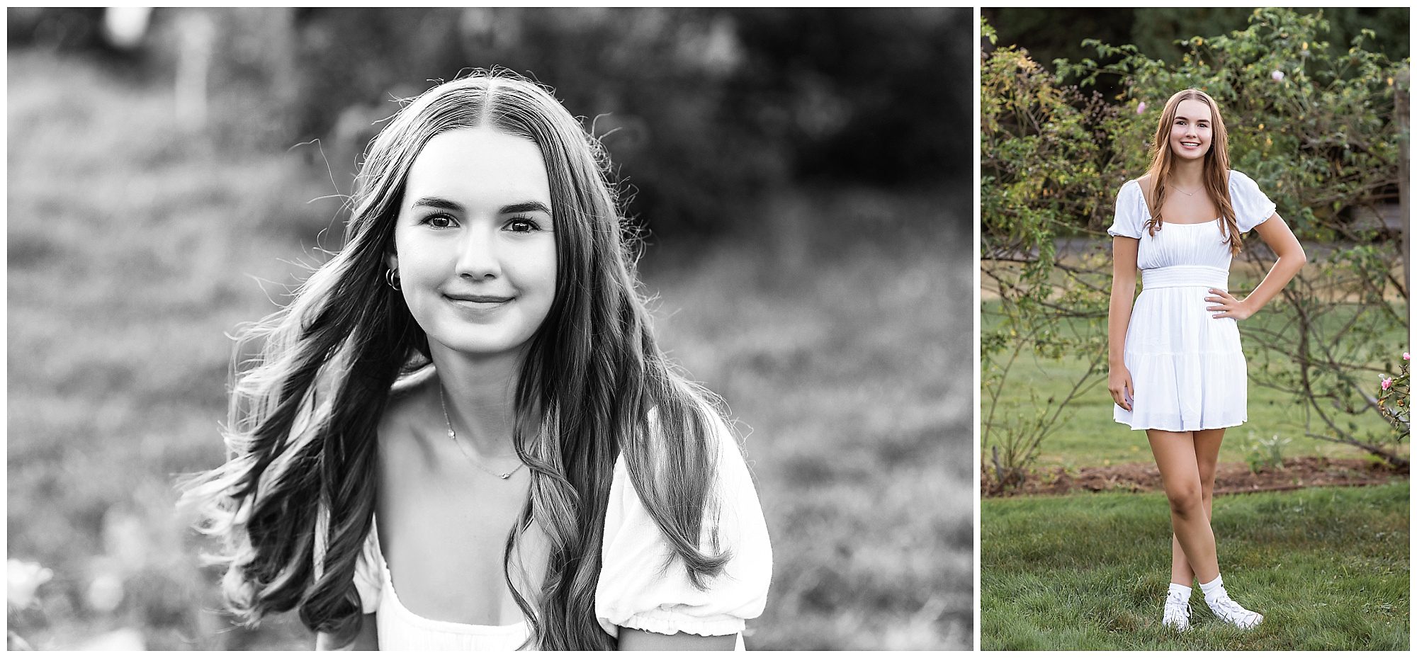 senior session garden