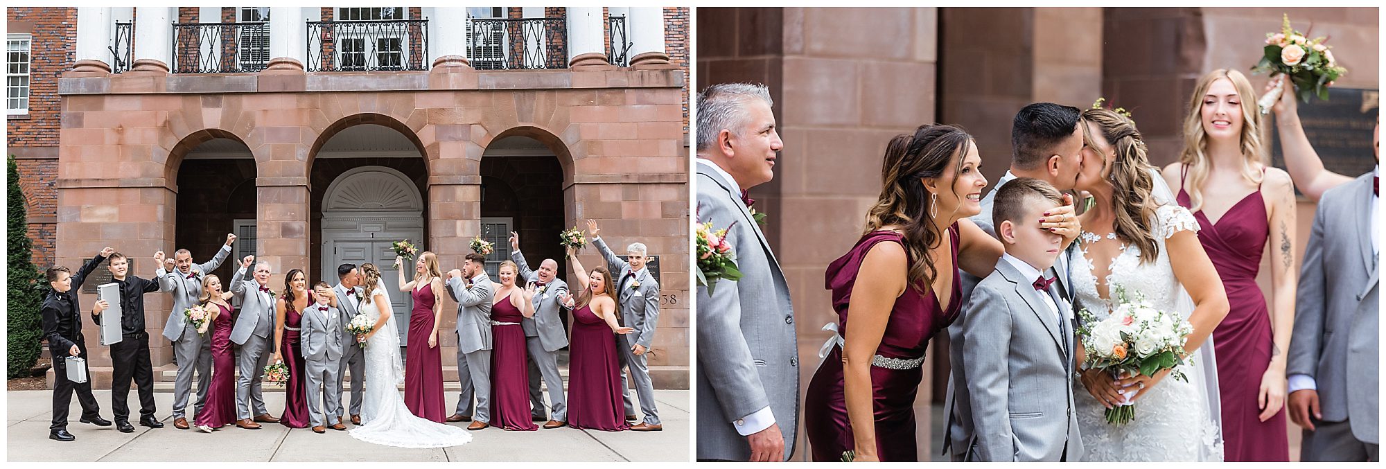 wedding portraits bridal party