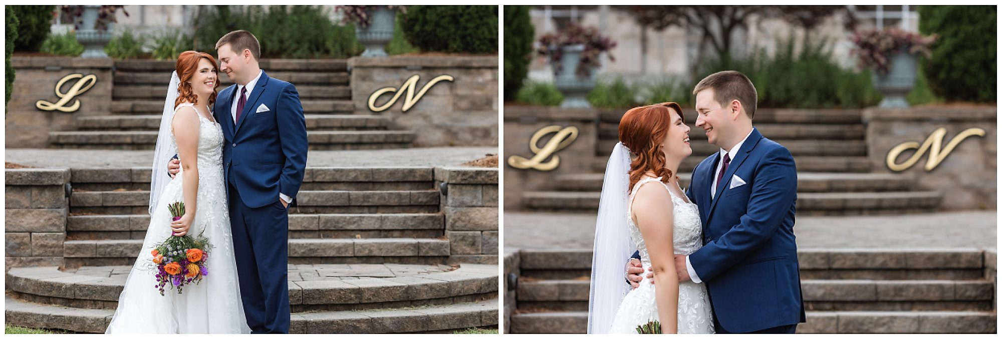 La Notte bride and groom portraits