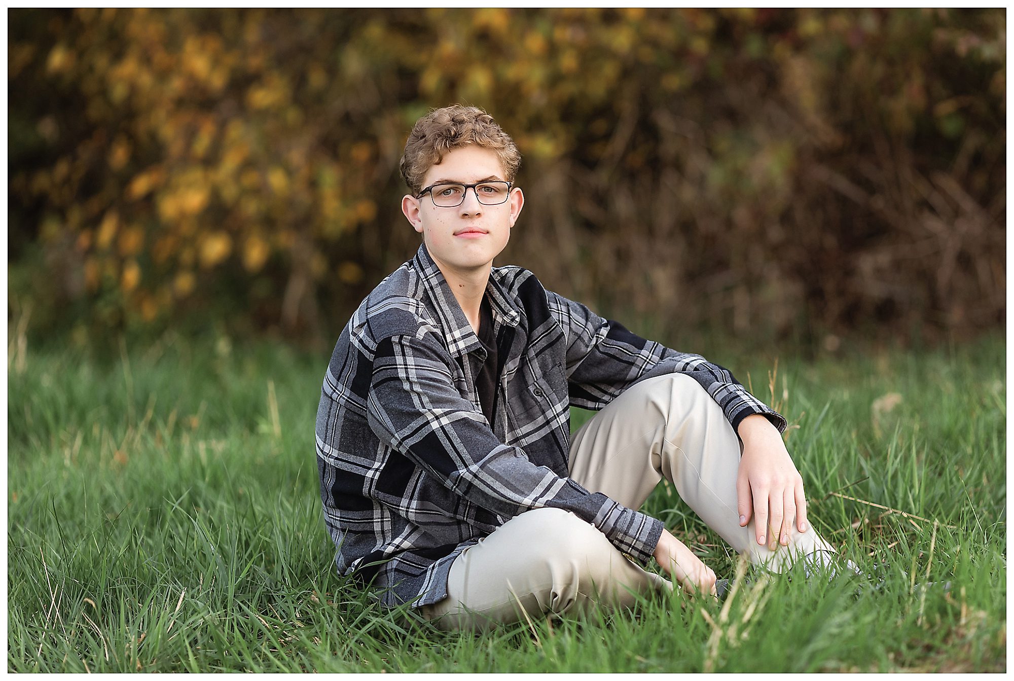Michael senior portrait session East Granby