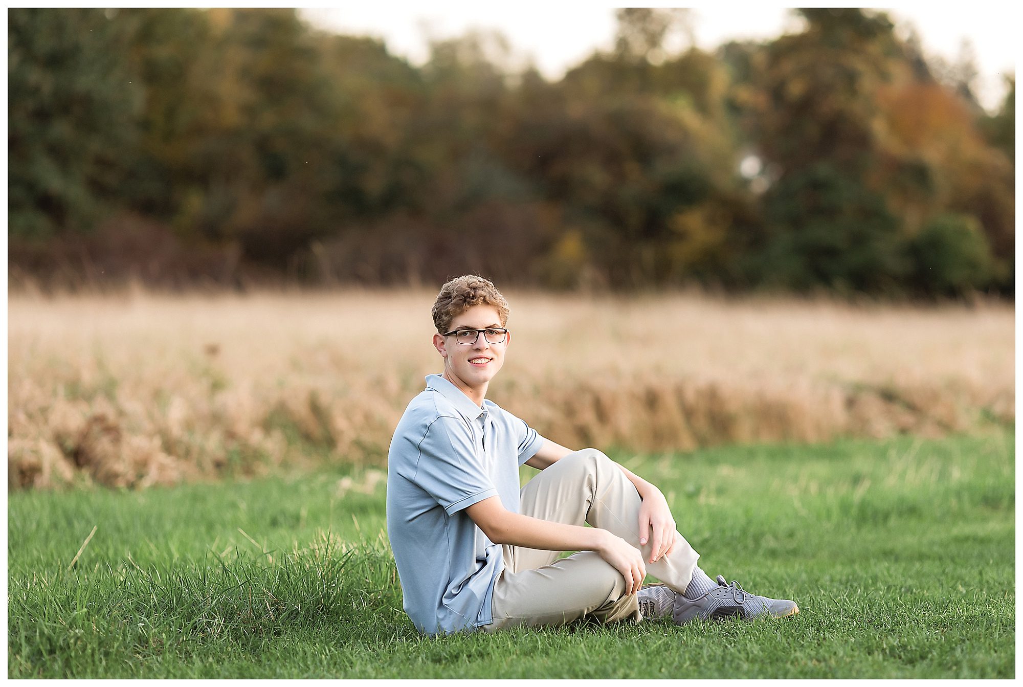 Michael senior session East Granby portrait fall connecticut