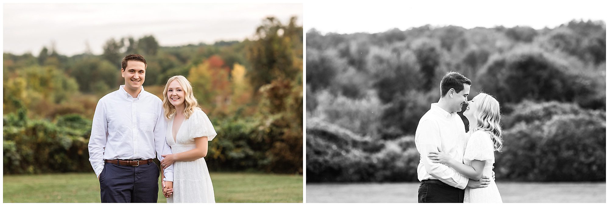 Sydni and Filip's engagement portaits fall