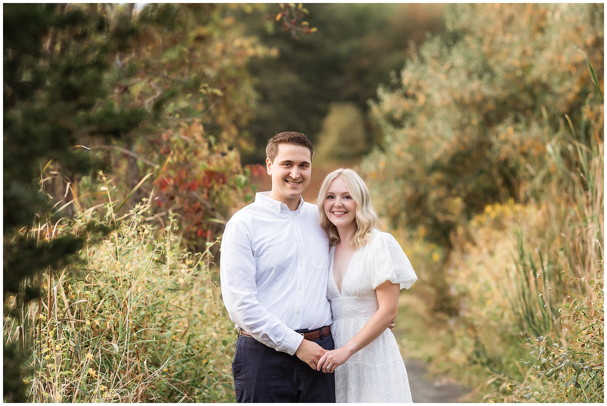 Sydni and Filip's engagement fall portraits connecticut