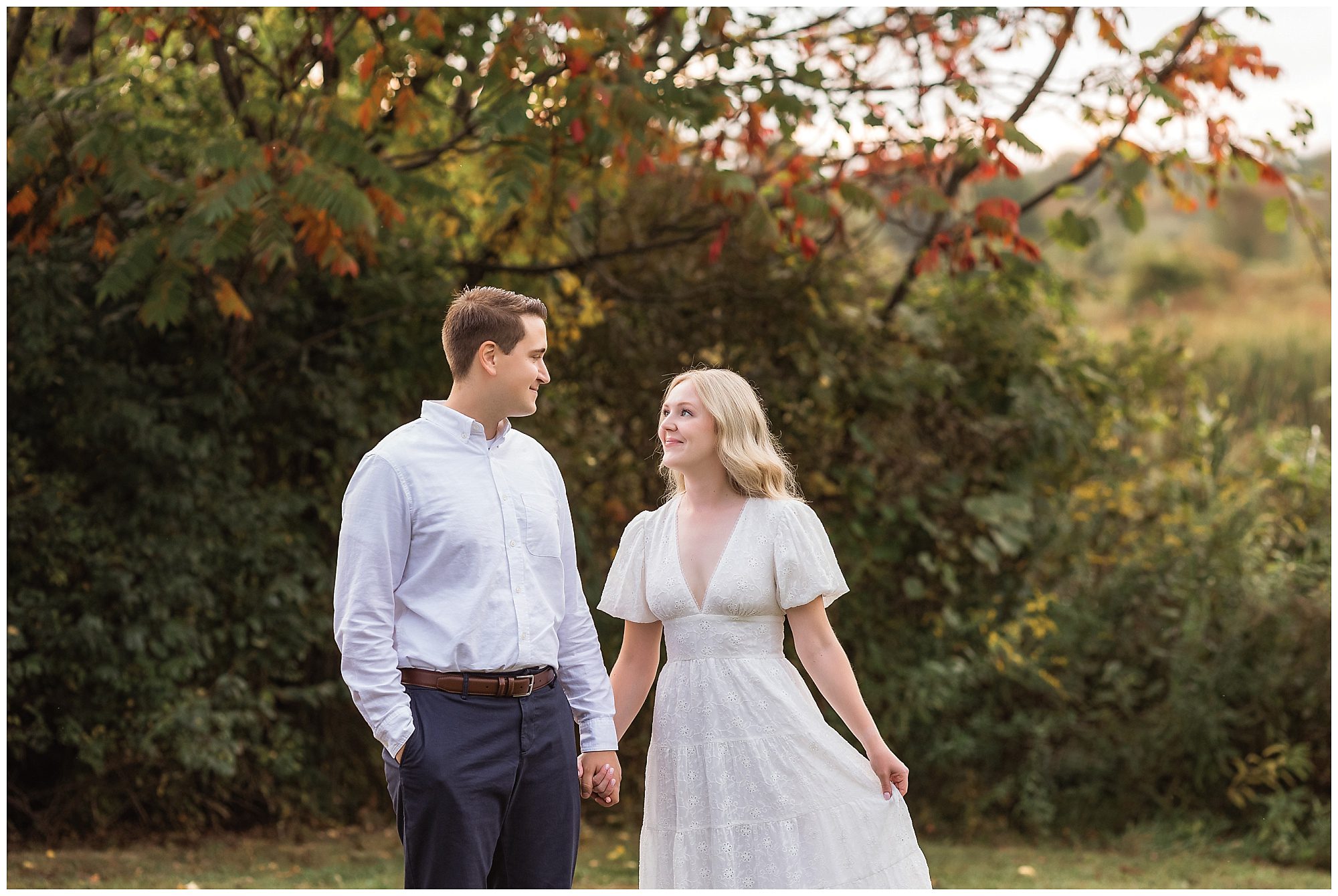 Sydni and Filip's engagement fall portraits