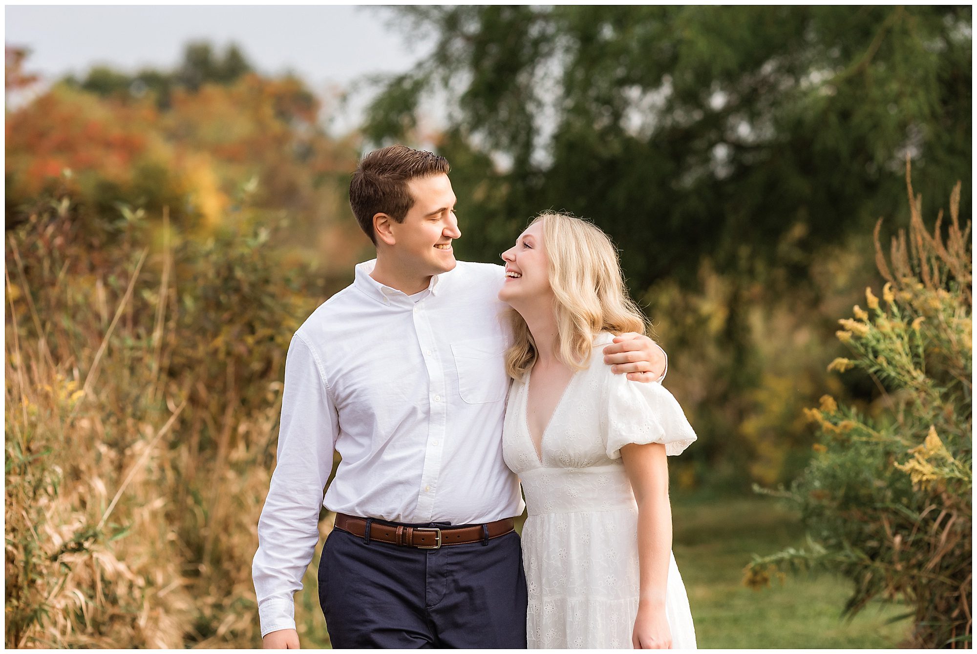 Sydni and Filip's engagement fall portraits