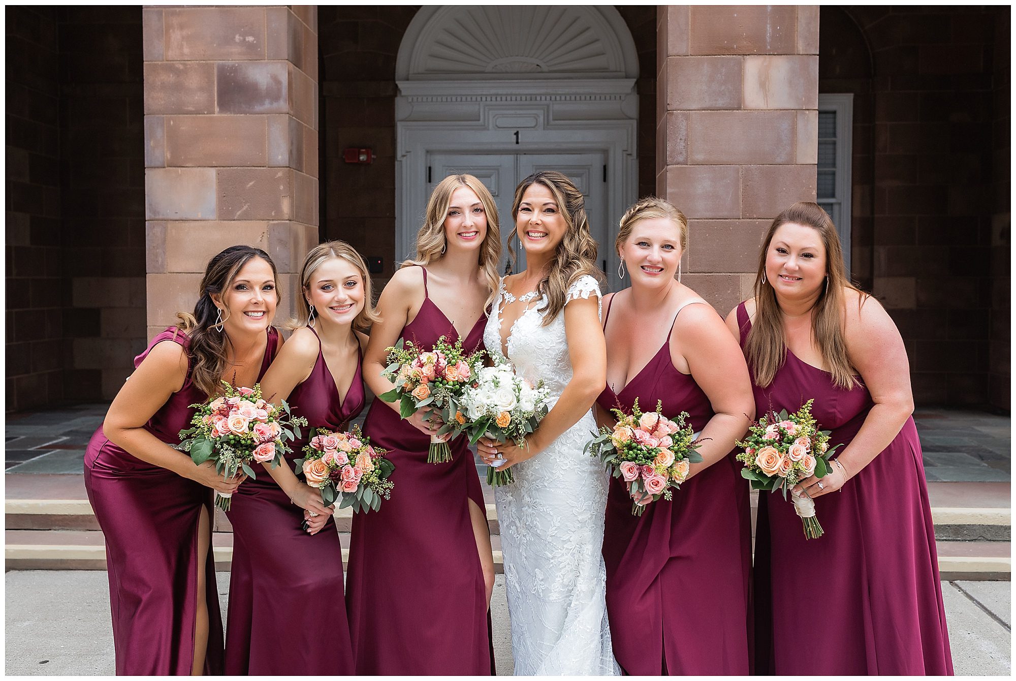 wedding portraits bridal party