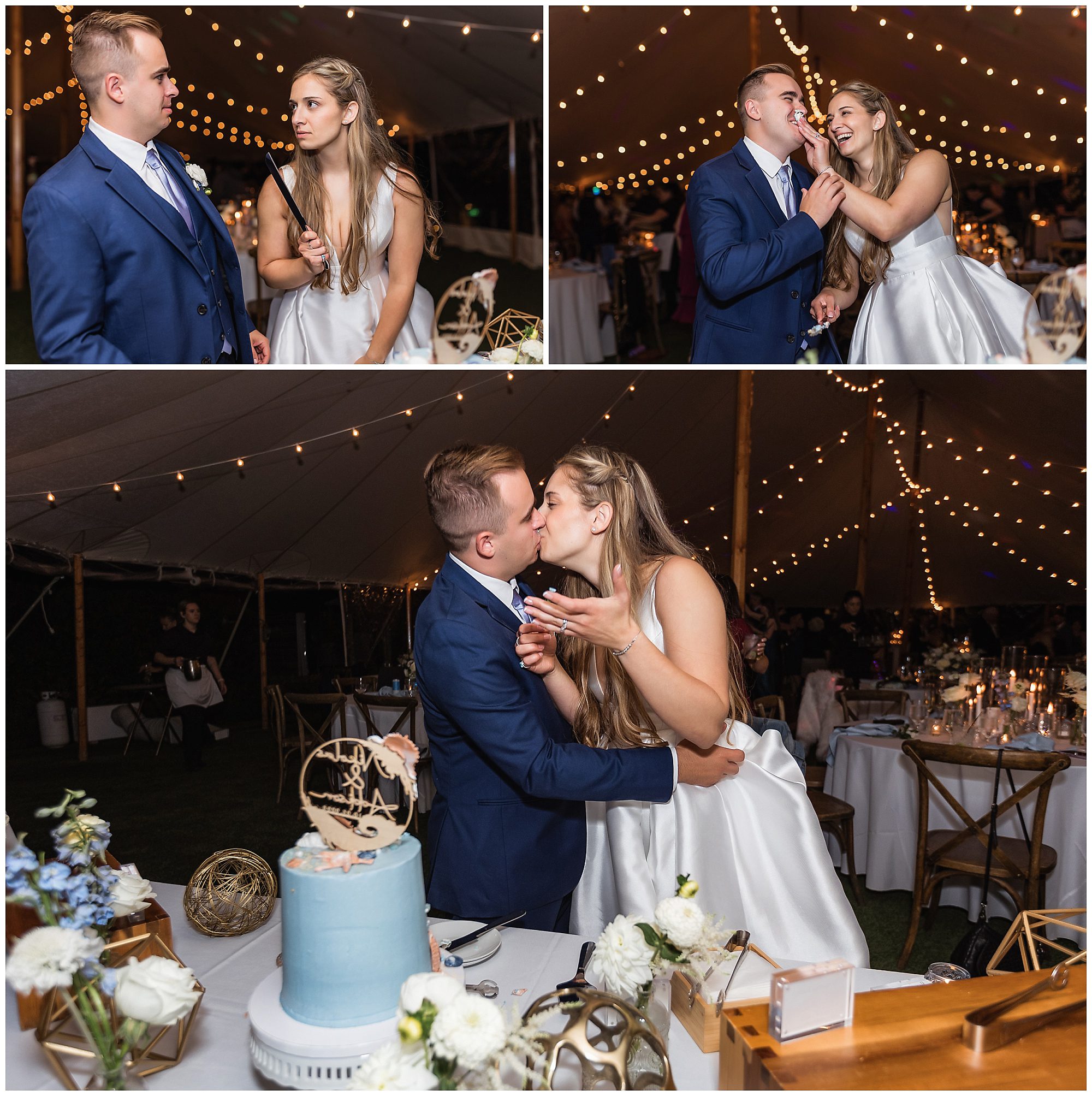 viewpoint hotel wedding reception cake