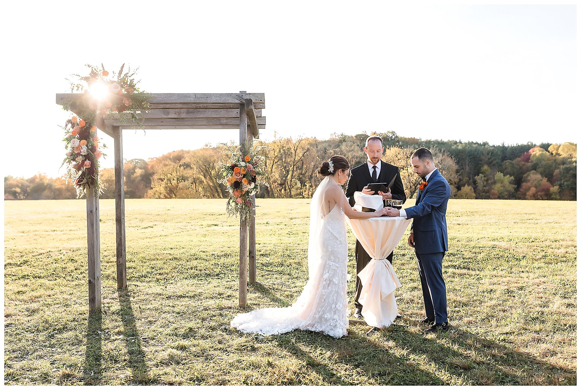 Westfield River Brewing Company wedding ceremony
