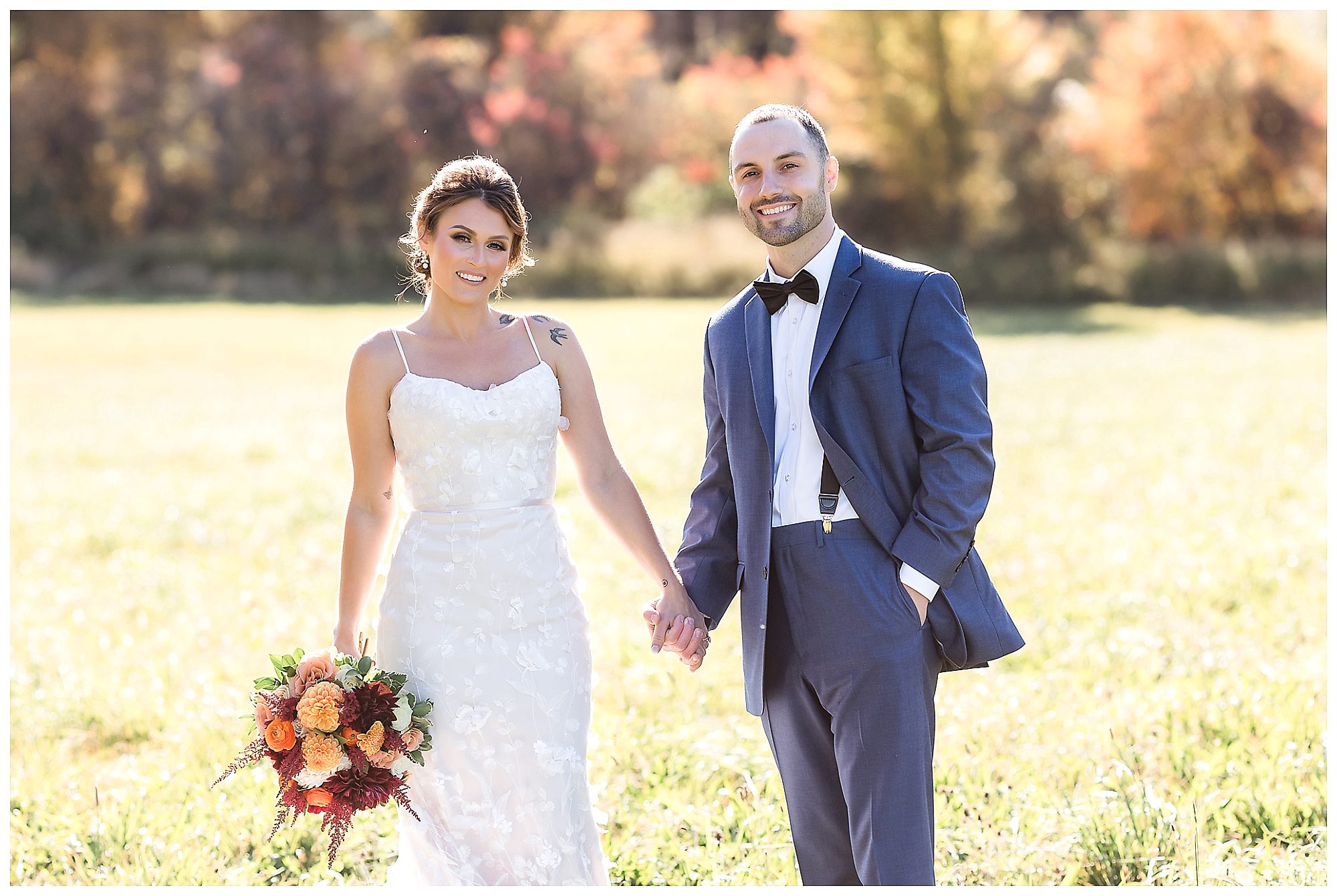 wedding portraits bride and groom