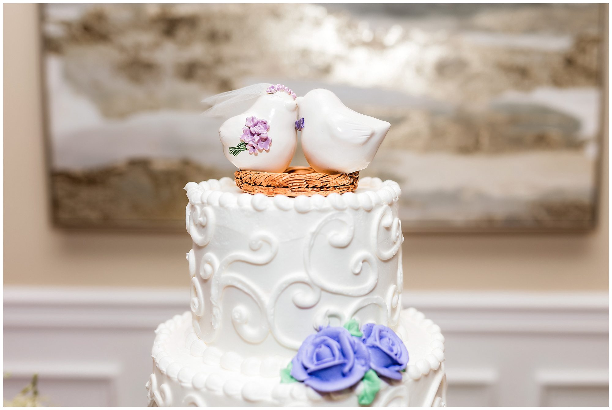 testa wedding reception cake