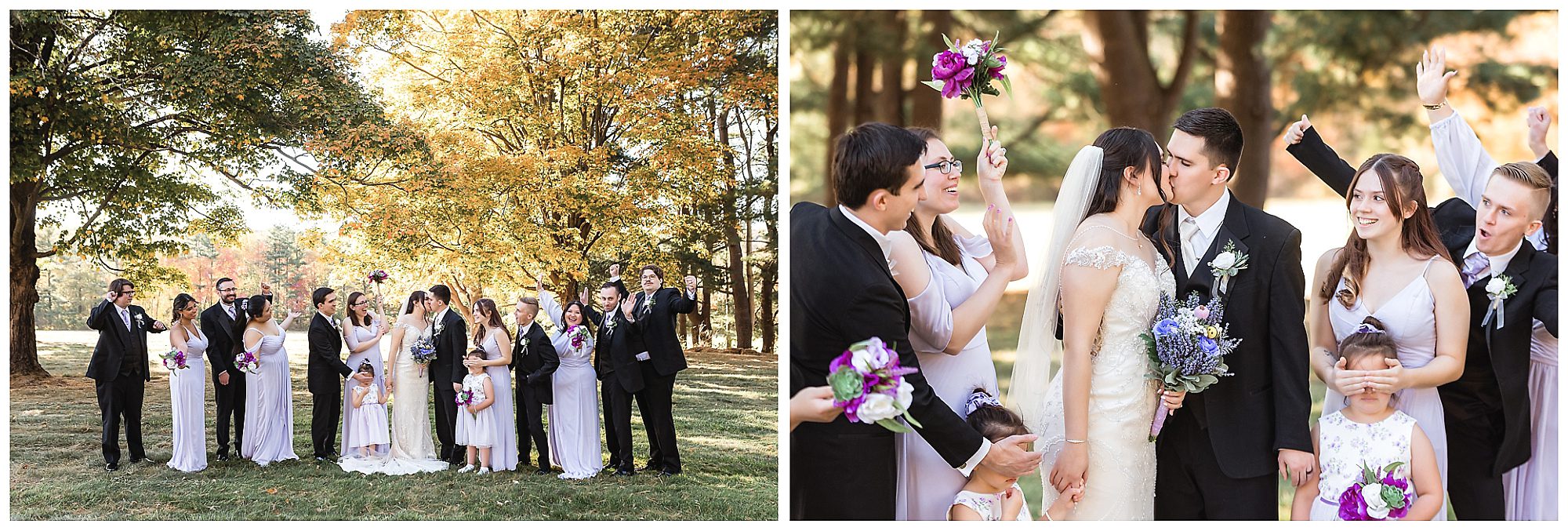wedding party portraits