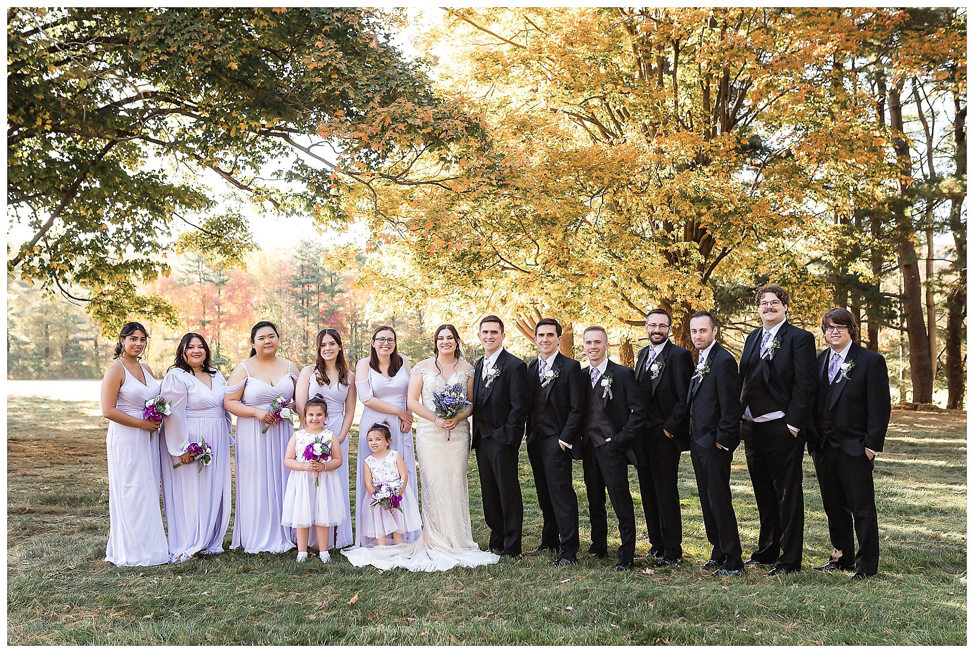 wedding party portraits