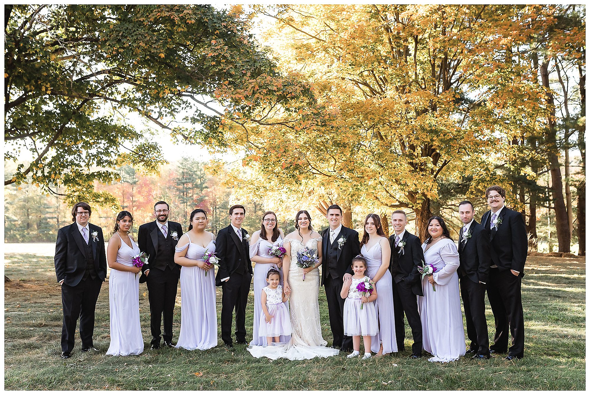 wedding party portraits