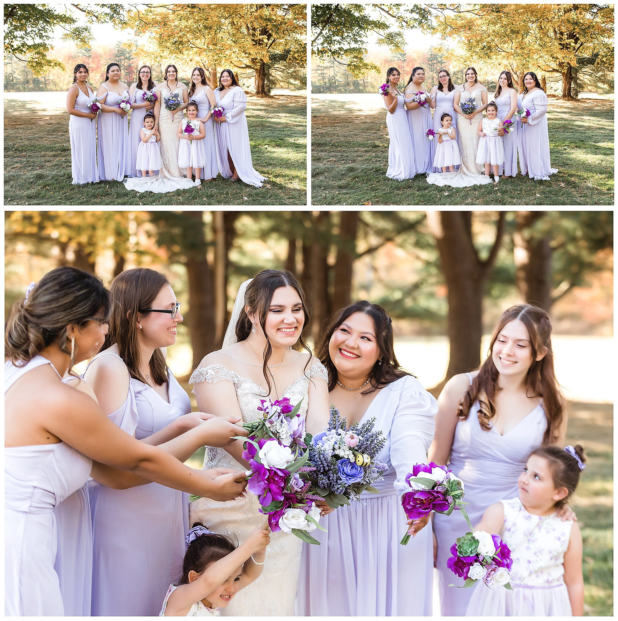 wedding party portraits