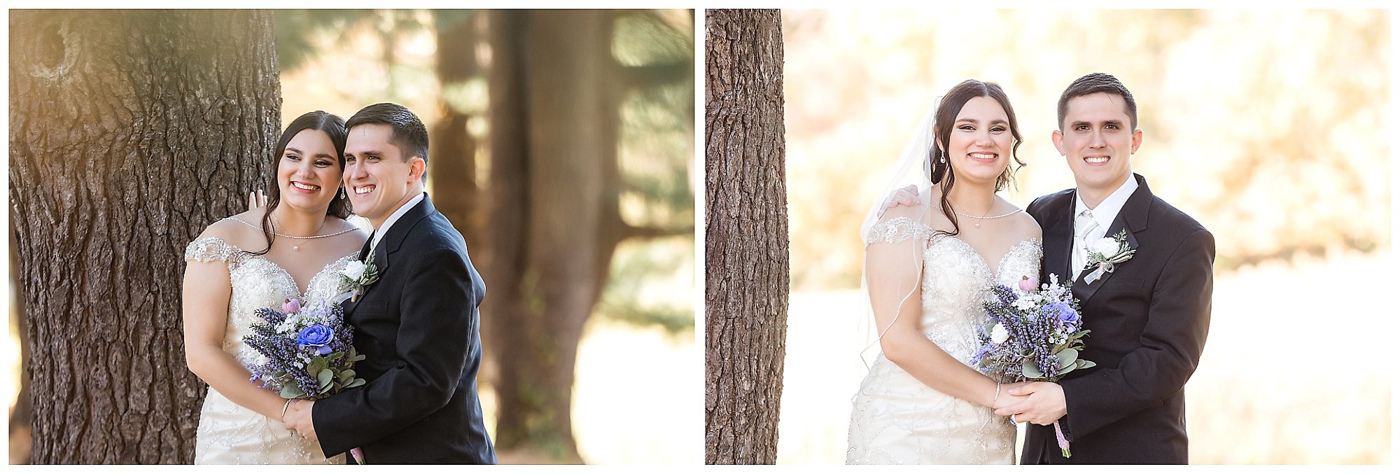 bride and groom wedding portraits