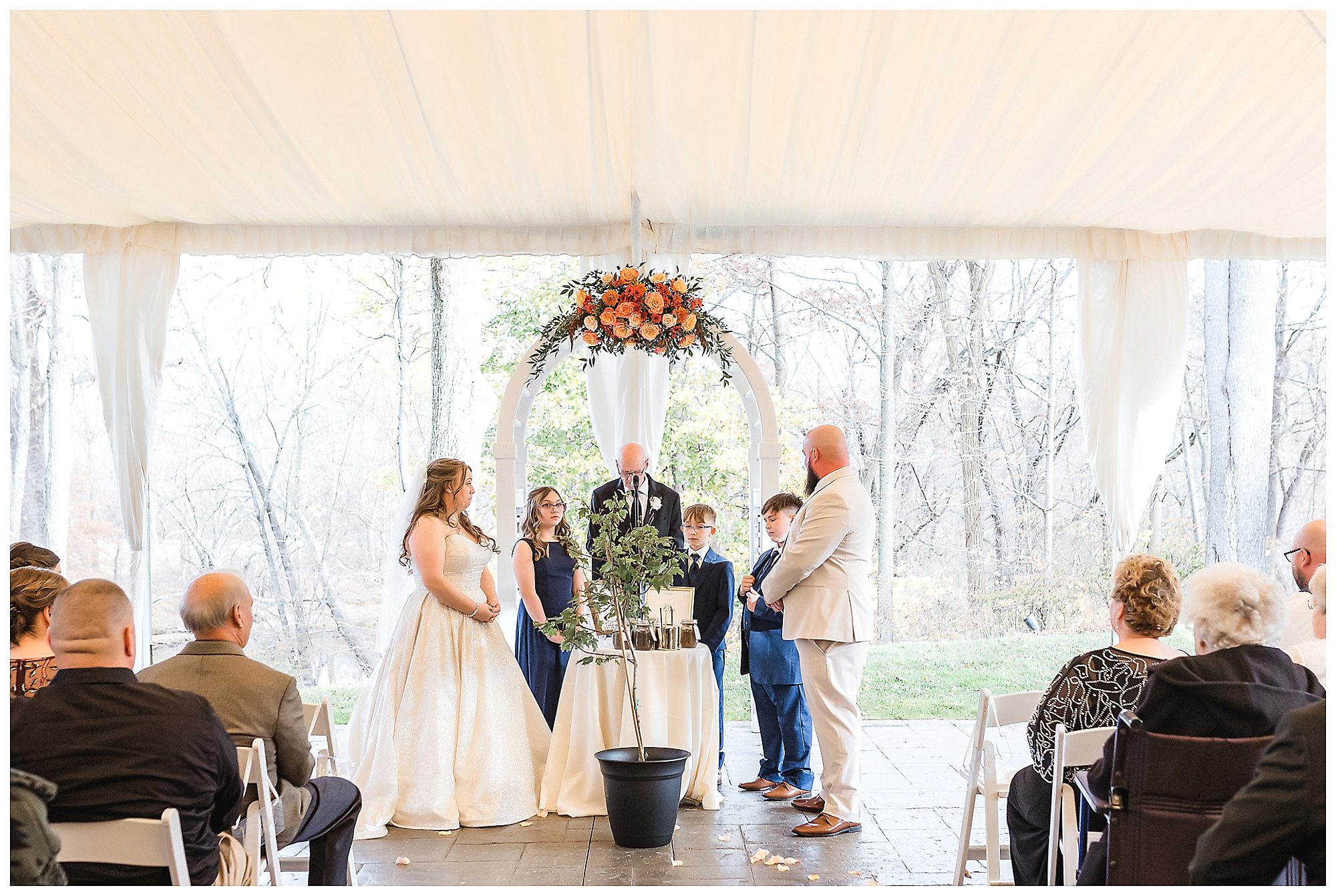 the riverview wedding ceremony