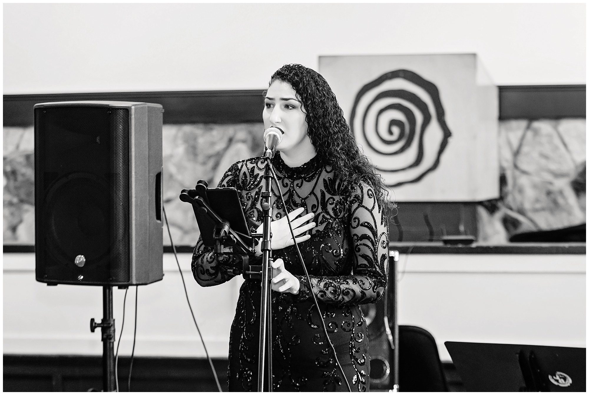 Christmas wedding Pond House Cafe Ceremony live band